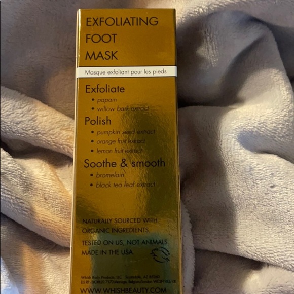 Whish Exfoliating Foot Mask 2.5 fl ounces NIP - Picture 4 of 5